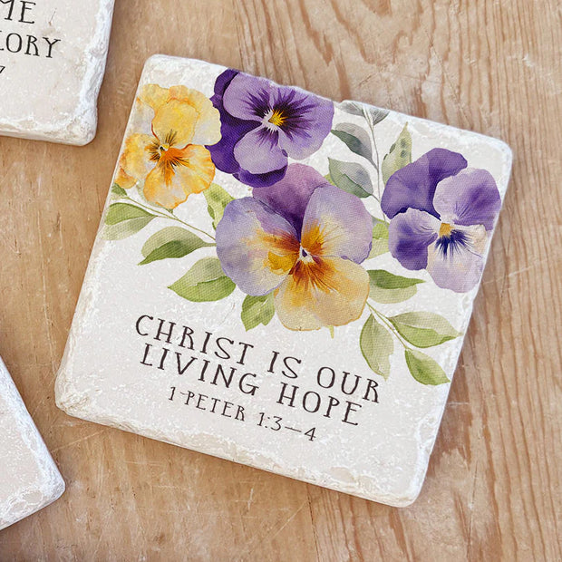 1 Peter 1:3-4 Scripture Stone