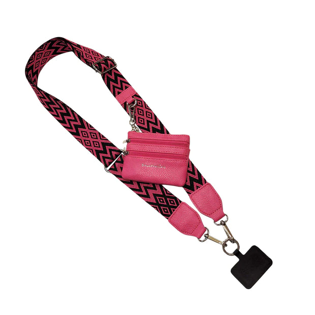 Clip & Go Strap with Pouch - Chevron Collection