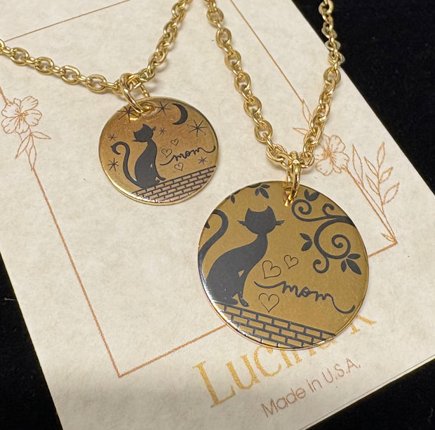Cat Mom Necklace