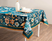 54" Square Tablecloth - Luxury Loft Dark Teal