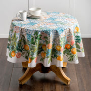 63" Round Tablecloth - Agrume