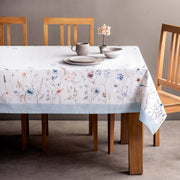 54" Square Tablecloth - Ice Florals