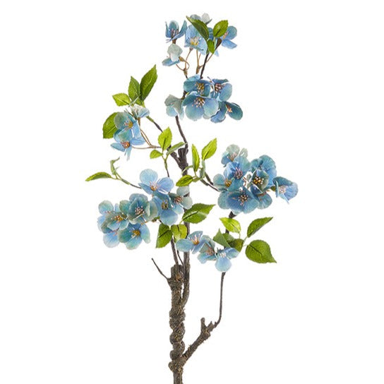 38.5" Blue Blossom Spray