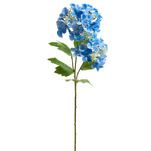 Real Touch Blue Hydrangea Spray, 19"