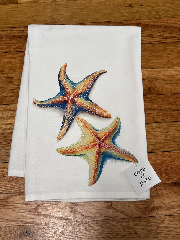 Starfish Duo Flour Sack Towel