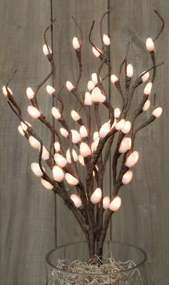 Pussy Willow Branch 60 LED Lights