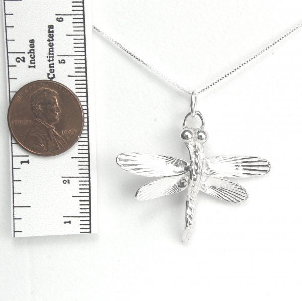 Dragonfly Sterling Silver Necklace