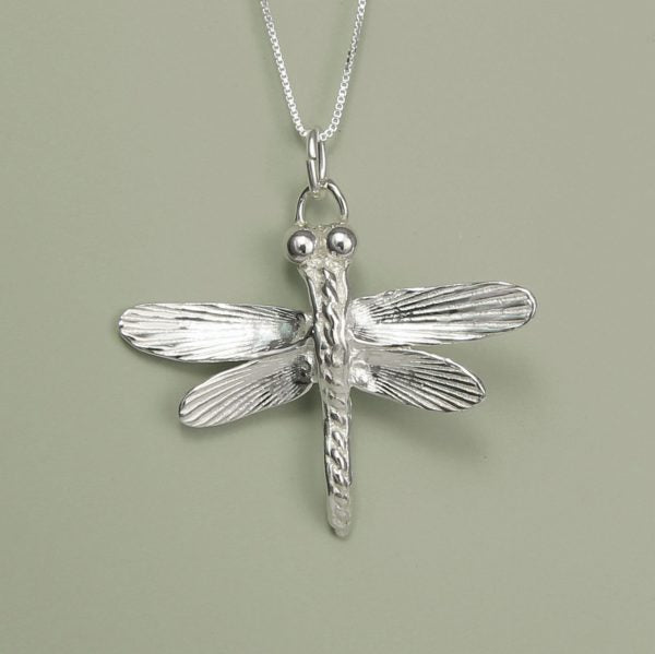 Dragonfly Sterling Silver Necklace