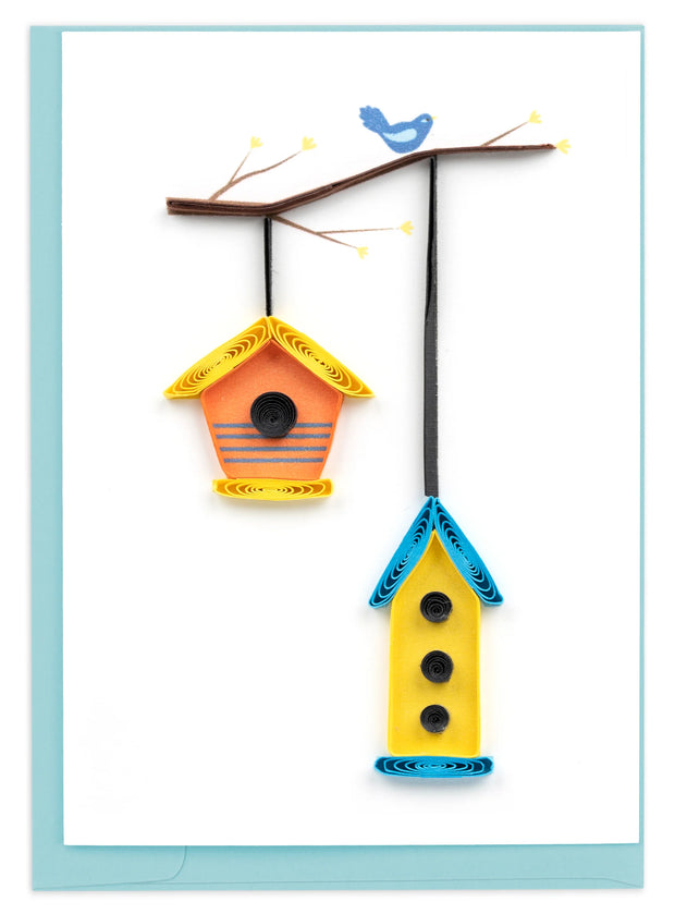 Birdhouses Gift Enclosure Card