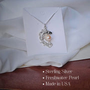 Koi Fish Sterling Silver Necklace