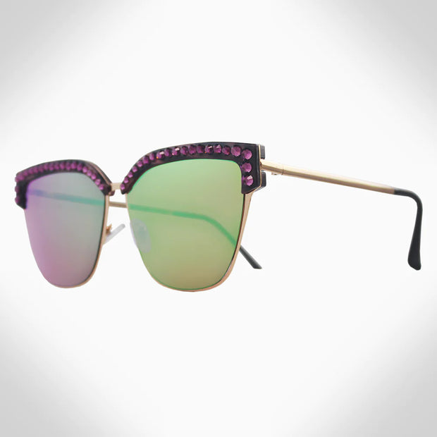 Sidonie Mirrored Sunglasses Pink