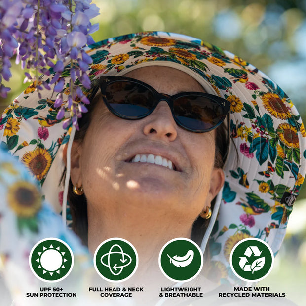 Sun Hat - Green Brush Camo