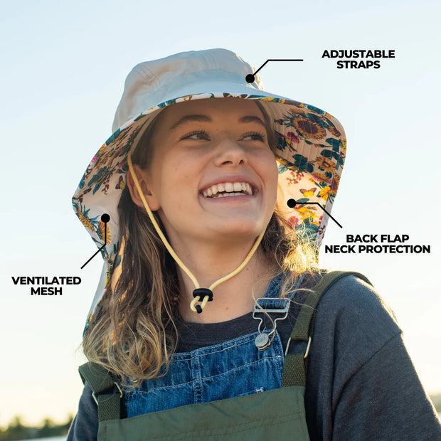 Sun Hat - Green Brush Camo