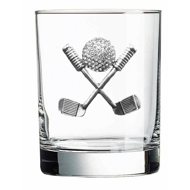 Golf Club Double Old Fashioned Glass