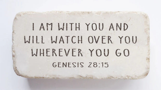 Genesis 28:15 Scripture Stone