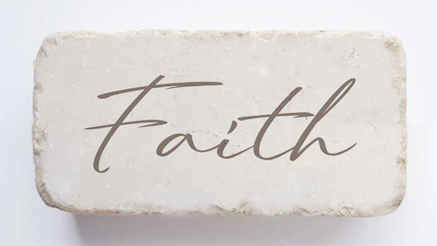 Faith Scripture Stone