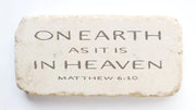 Matthew 6:10 Scripture Stone