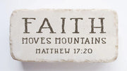 Matthew 17:20 Mountains Scripture Stone