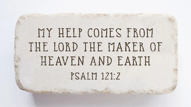 Psalm 121:2 Scripture Stone