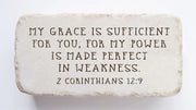 2 Corinthians 12:9 Scripture Stone