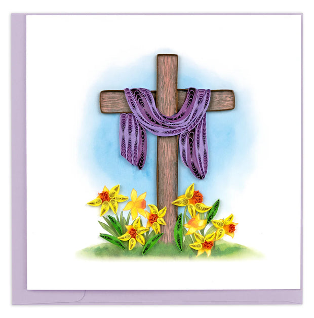 Easter Cross Quilling Card