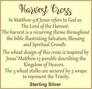 Harvest Wheat Cross Necklace