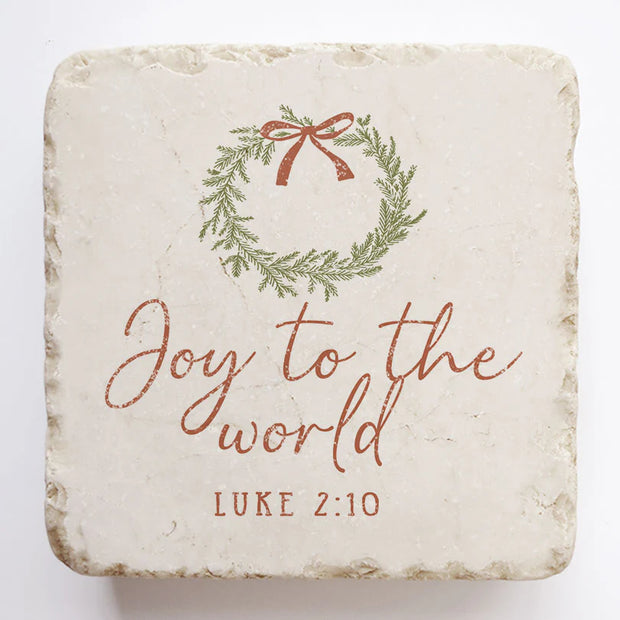 Luke 2:10 Christmas Scripture Stone