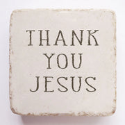 Thank You Jesus Scripture Stone