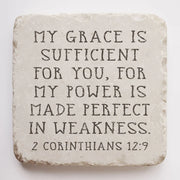 2 Corinthians 12:9 Scripture Stone
