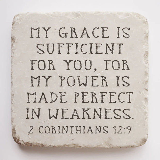 2 Corinthians 12:9 Scripture Stone