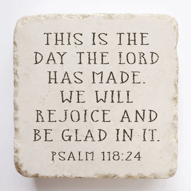 Psalm 118:24 Scripture Stone