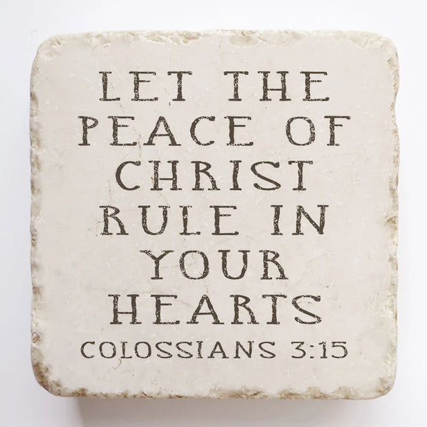 Colossian 3:15 Scripture Stone