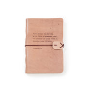 Artisan Leather Journal - Cinderella - Pink