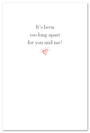 Yorkie at Fence Thinking of You Card