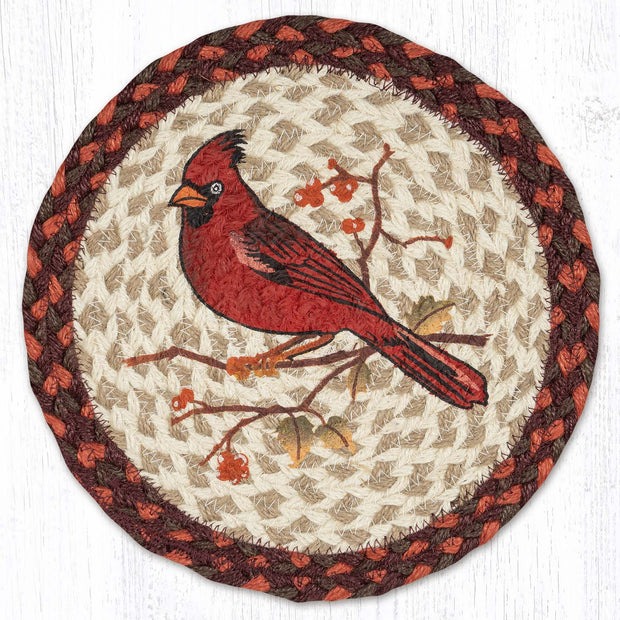 10” Jute Cardinal Trivet