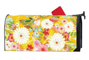 Positivity Blooms Gold Mailbox Wrap