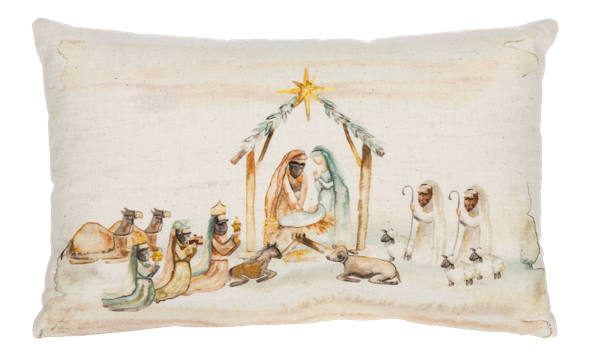 Nativity Pillow Lumbar Pillow