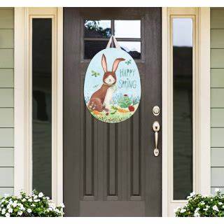 Happy Spring Door Decor