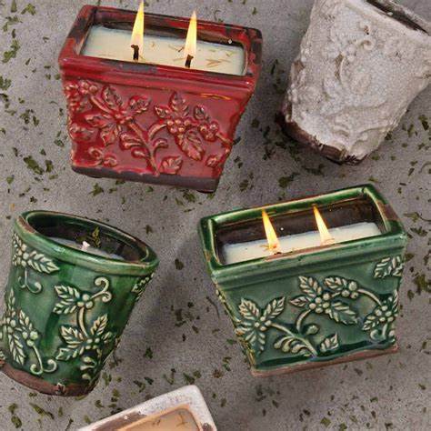 Holiday Pottery Collection - Swan Creek Soy Candles