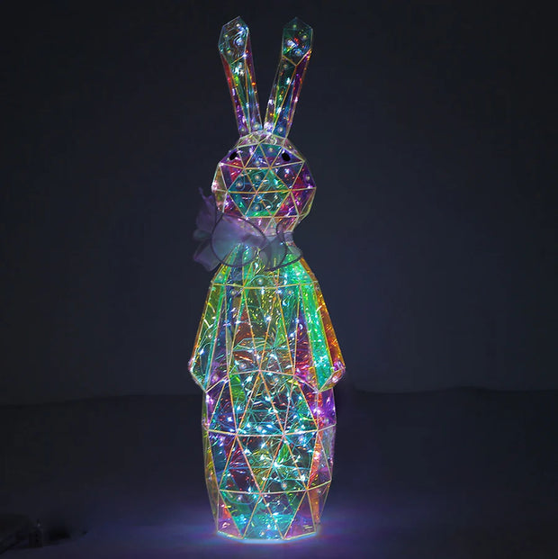 Prismatic Iridescent Bunnies, 3 Styles