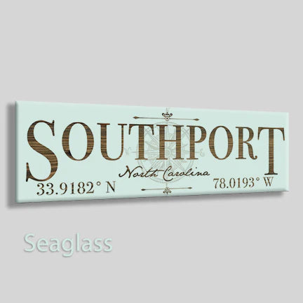 Southport Latitude Sign