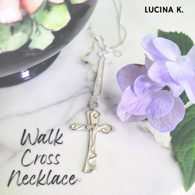 Walk to Emmaus Cross Necklace