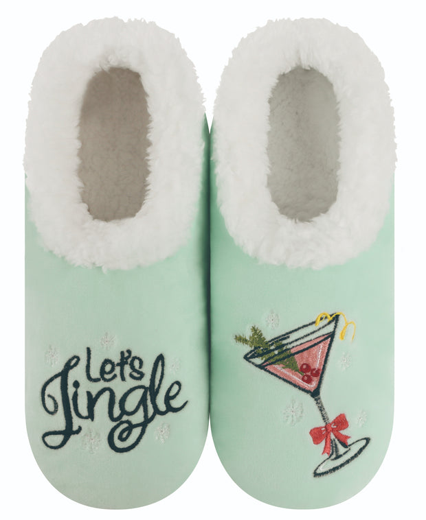 Let's Jingle Snoozies Slippers