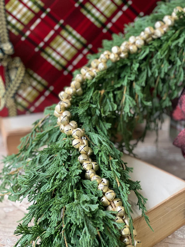 4' Gold Jingle Garland