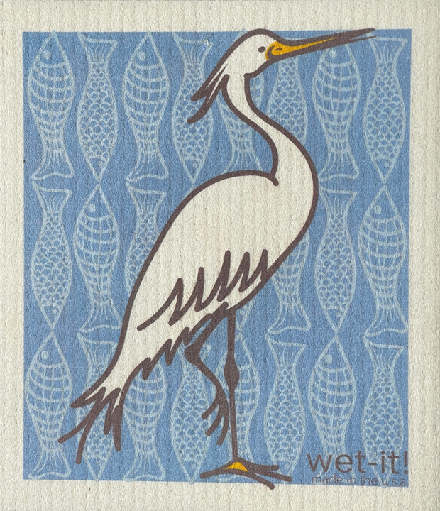 Hungry Heron Swedish Cloth