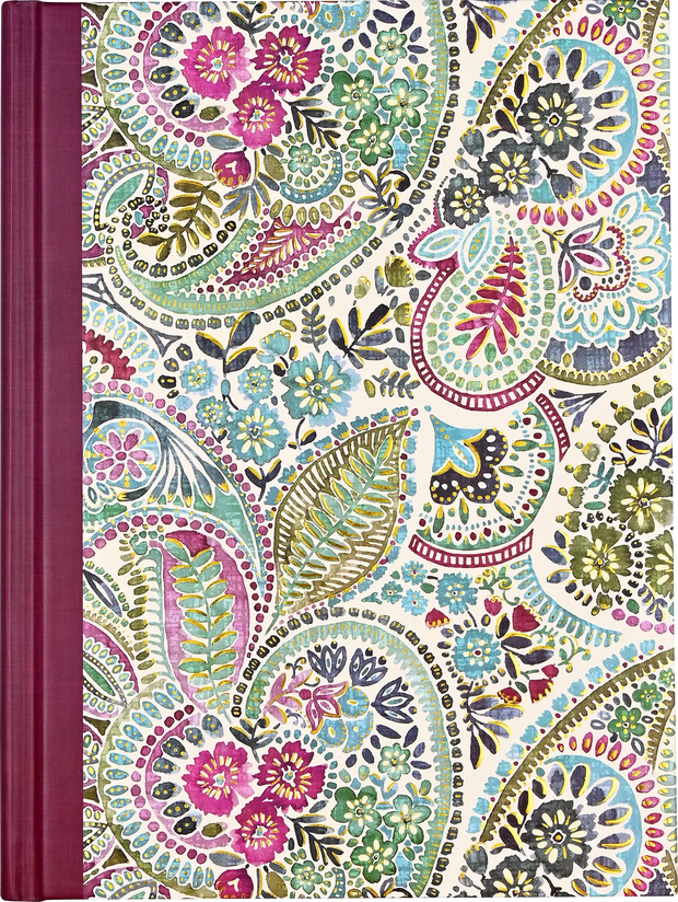 Watercolor Paisley Journal