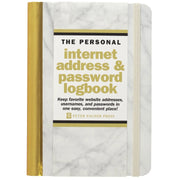 Marble Internet Address & Password Logbook