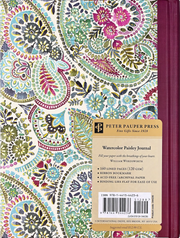 Watercolor Paisley Journal