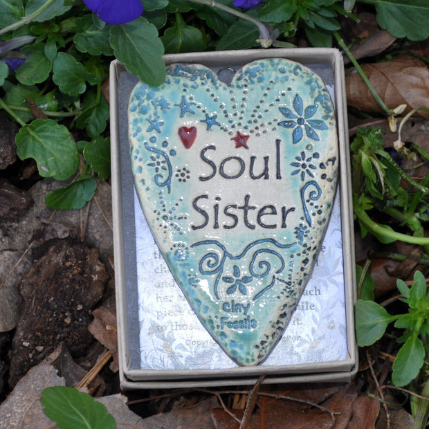 Soul Sister Pottery Ornament