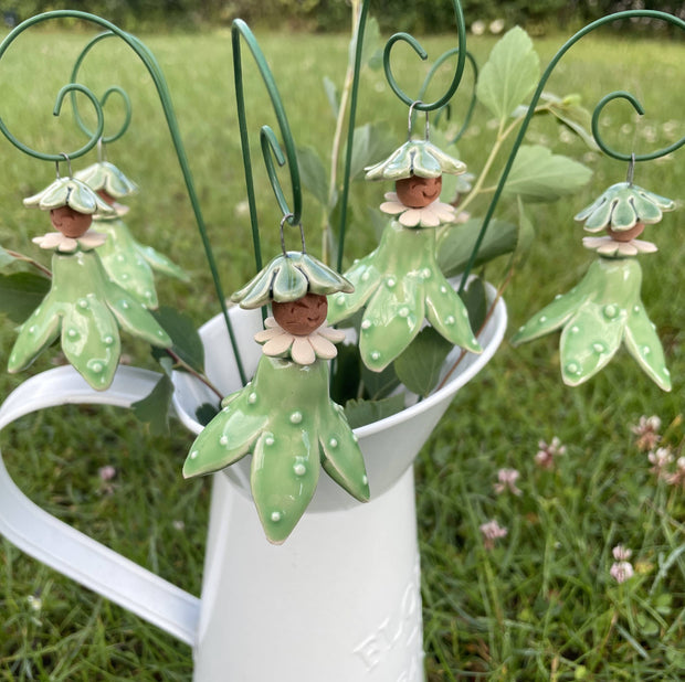 Hanging Green Flower Fairy